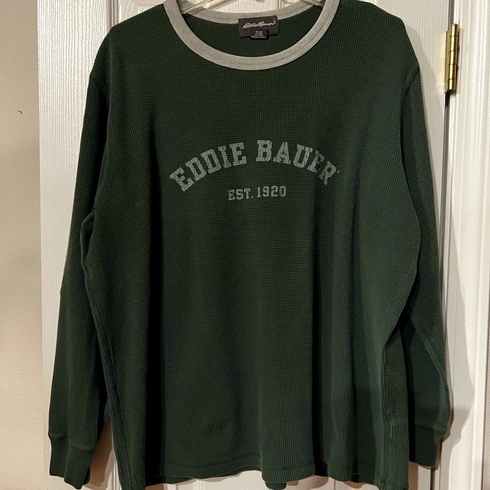 Eddie Bauer Mens XL waffle long sleeve t-shirt